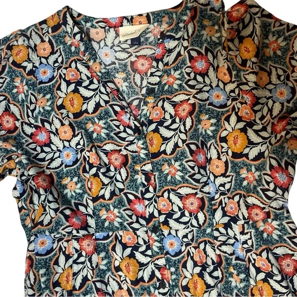 Universal Thread Floral Prairie Multicolor Maxi Dress - Picture 6 of 8